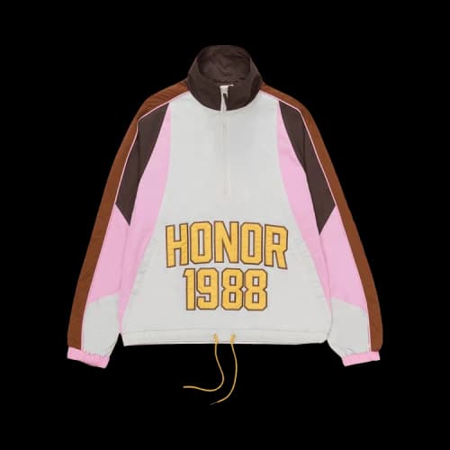 Honor The Gift Colorblocked Half Zip Jacket 'Pink'