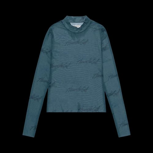 Honor The Gift Burnout Mock Top 'Green'