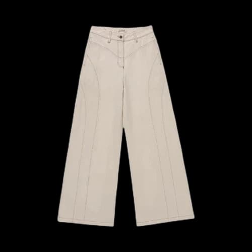 Honor The Gift Tailored Curved Pant 'Cream'