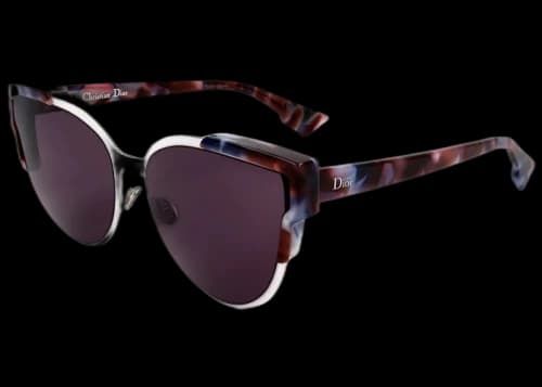 Dior WILDLYDIOR_P7I Sunglasses Havana Pink/Dark Purple (WILDLYDIOR_P7I)