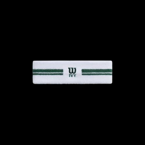 Kith Ivy For Wilson Terry Stripe Headband 'White'