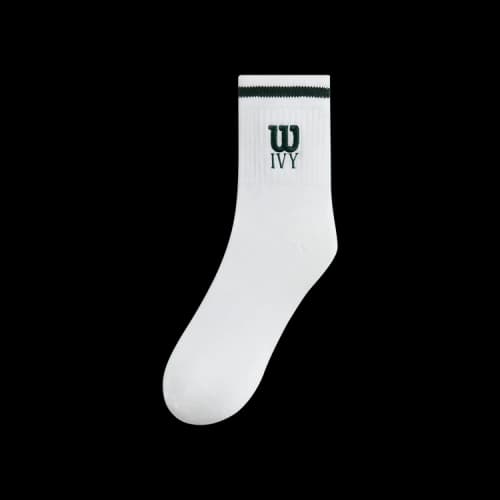 Kith Ivy For Wilson Quarter Top Socks 'White'