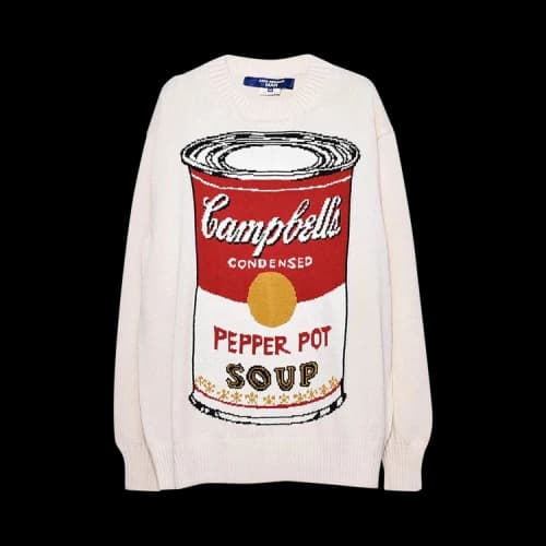 Junya Watanabe Andy Warhol Intarsia Jumper 'White'