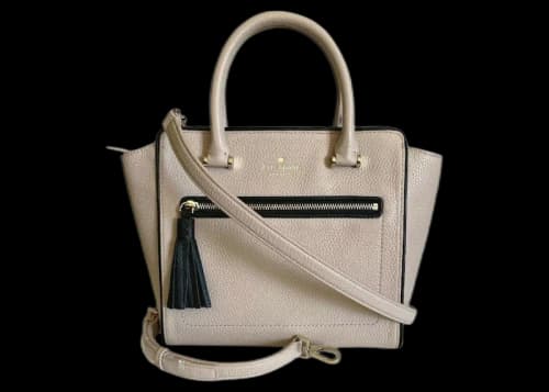 Kate Spade Allyn Chester Street Satchel Bag Warm Beige