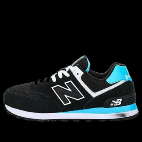 New Balance 574 Series Low-Top Black/Blue (Women's)