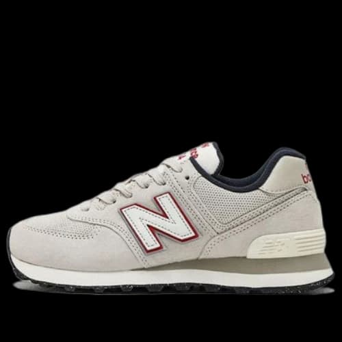 New Balance 574 'Grey Red Outlined' (Women's)
