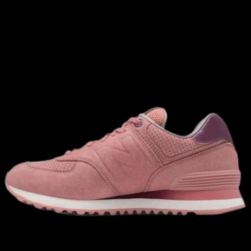 New Balance 574 Gray/Pink (Women's)