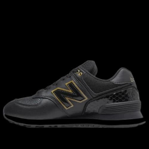 New Balance 574 Series Black/Yellow (Women's)