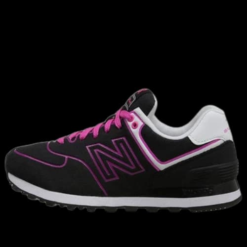 New Balance 574 Neon Lights Low-Top Black/Red (Women's)