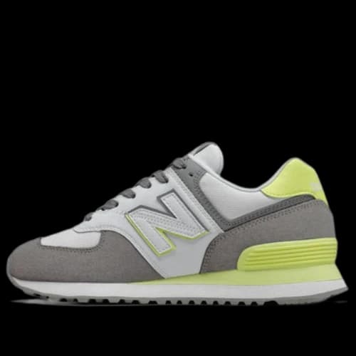 New Balance 574 Series 'Grey Yellow' (Women's)
