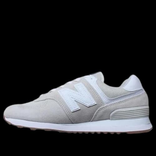 New Balance 574 Series Low Tops Retro Gray White (Women's)
