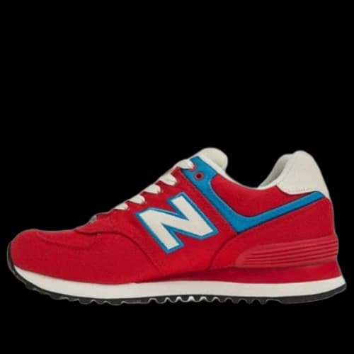 New Balance 574 Rugby Low Cut Red/Blue (Women's)