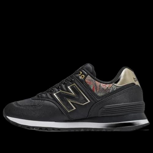 New Balance 574 Series Gold 'Black Gold White' (Women's)
