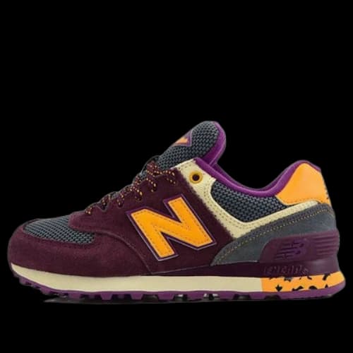 New Balance 574 Series 'Purple Yellow' (Women's)