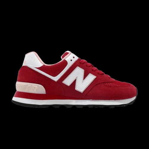 New Balance 574 Red White (Women's)