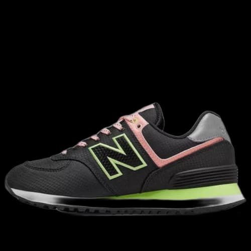 New Balance 574 v2 Shoes Black/Pink (Women's)