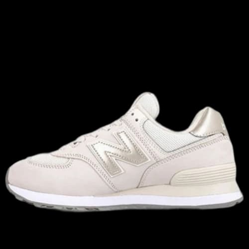 New Balance 574 Low-Top White (Women's)