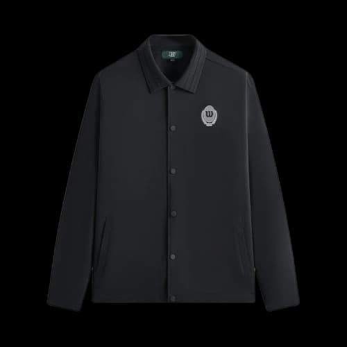 Kith x Wilson Coaches Jacket Black