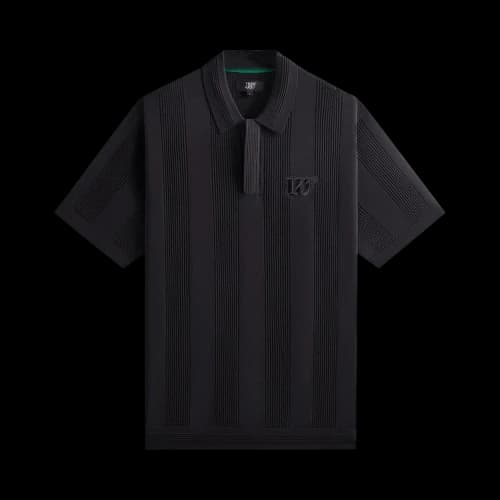 Kith x Wilson Crochet Polo Black