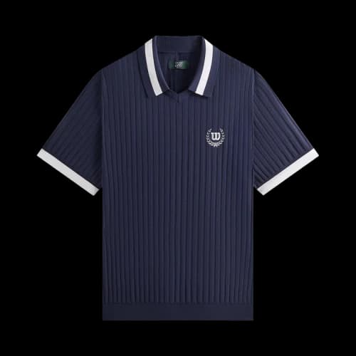 Kith x Wilson V-Neck Polo Nocturnal