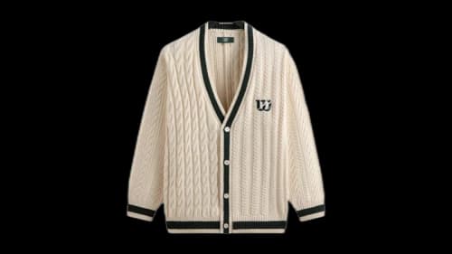 Kith x Wilson Cardigan Sweater Sandrift
