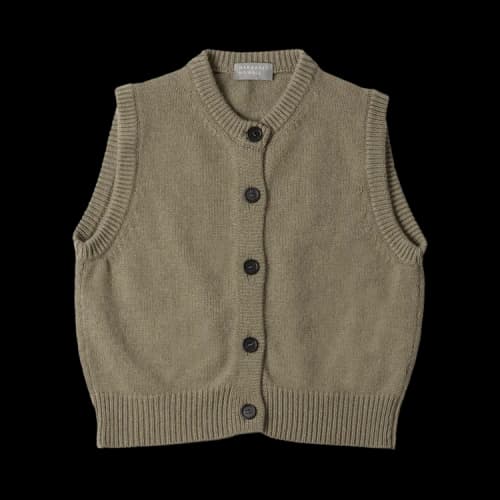 Margaret Howell Knitted Gilet 'Lichen'