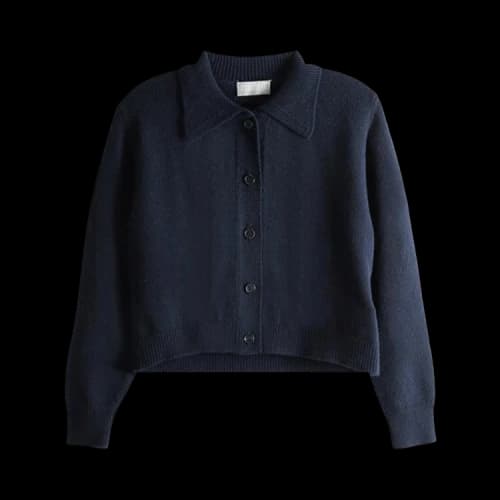 Margaret Howell Cardigan Jacket 'Navy'