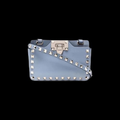 Valentino Rockstud Leather Phone Case 'Blue'