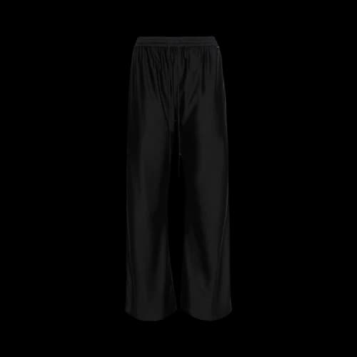 Marine Serre Draped Jersey Drawstring Trousers 'Black'