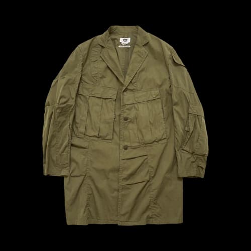Junya Watanabe MAN x Needles Patchwork Coat 'Khaki'