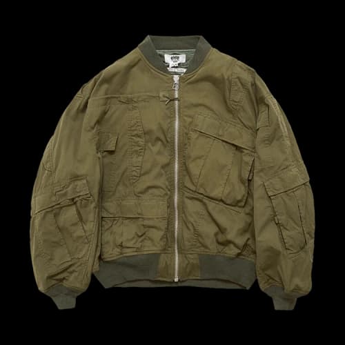Junya Watanabe MAN x Needles Patchwork Bomber 'Khaki'