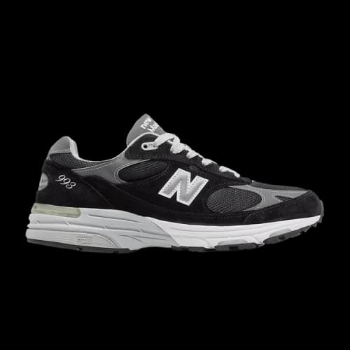 New Balance 993 Made In USA 2A Wide 'Black Grey' (Women's)