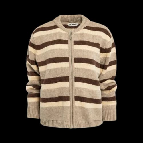 Bode Brewster Cardigan 'Tan/Brown'