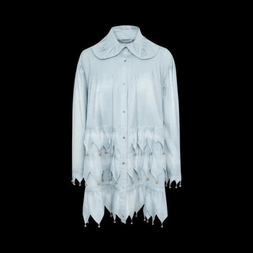Bode Carillon Petaluma Dress 'Blue'