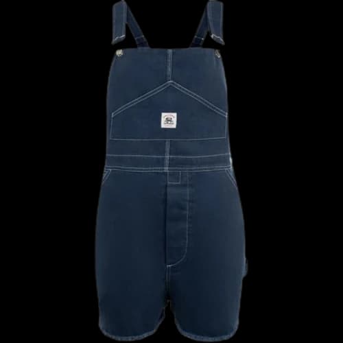 Bode Knolly Brook Overall Shorts 'Dark Navy'