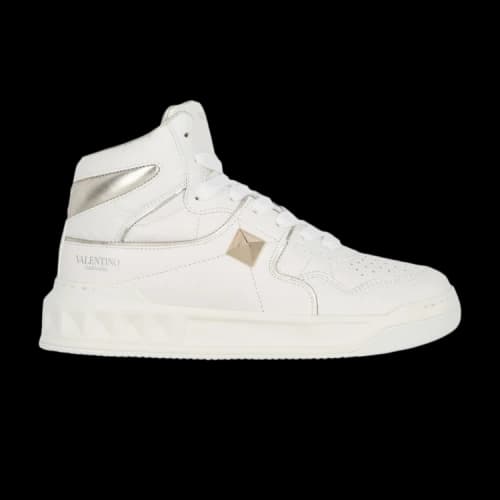 Valentino One Stud High 'White Platinum Hardware' (Women's)