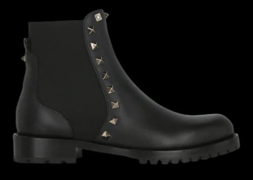Valentino Rockstud Ankle Boots Black (Women's)