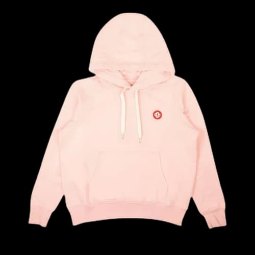 Casablanca Logo Patch Hoodie Sweatshirt 'Pink'