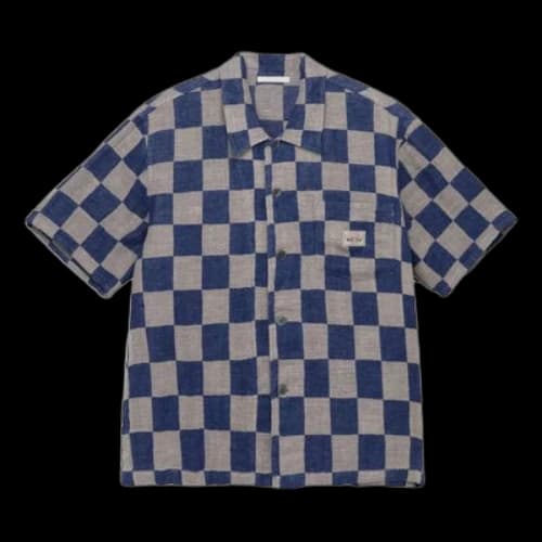 Stussy x OUR LEGACY Work Shop Box Shirt Shortsleeve 'Grey Blue'