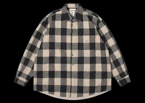 Stussy x Our Legacy Borrowed Shirt Grey/Beige