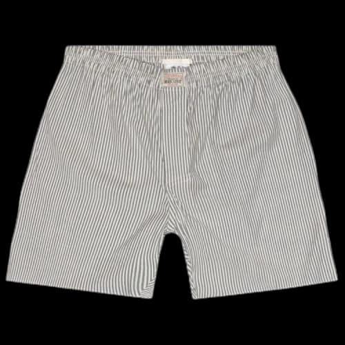 Stussy x Our Legacy Work Shop Boxer Short 'Grey Stripe Fluid'