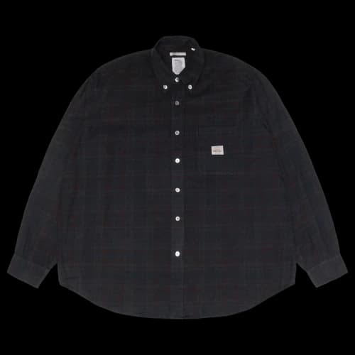Stussy x Our Legacy Work Shop Check Shirt 'Overdyed Navy'