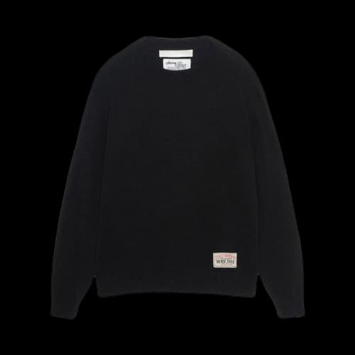 Stussy x Our Legacy Work Shop Knitted Roundneck Sweater 'Black Surfman'