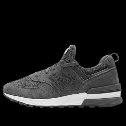 New Balance 574 Series Sport Dark-Gray 'Dark Gray White' (Women's)