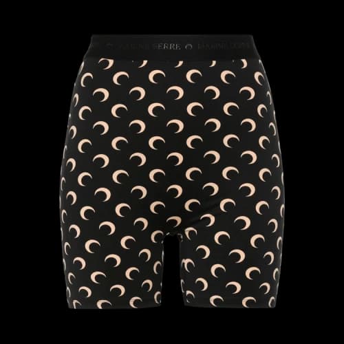 Marine Serre Moon Printed Jersey Biker Shorts 'Inverse Tan'