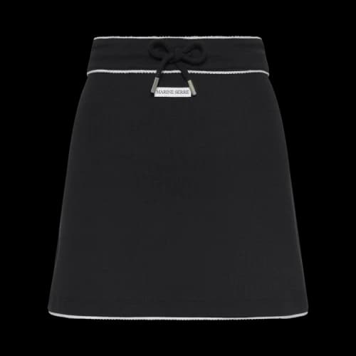 Marine Serre Cute 70's Mini Skirt 'Black'