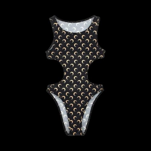 Marine Serre Active Jersey One Piece 'Tan'
