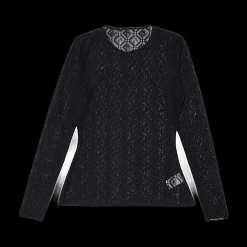 Marine Serre Moonogram Mesh Jacquard Second Skin 'Blue'