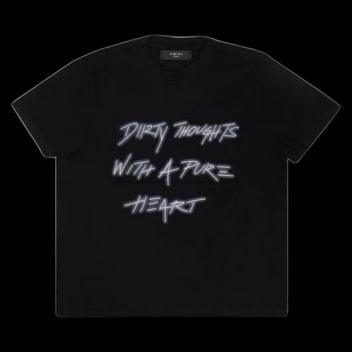 Amiri Dirty Thoughts T-Shirt 'Black'