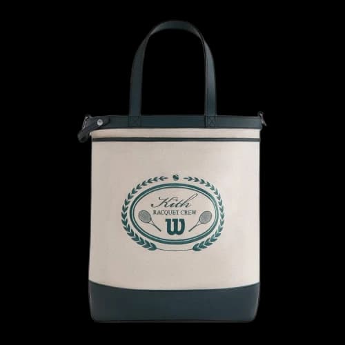 Kith x Wilson Do All Leather Trimmed Canvas Tote Stadium